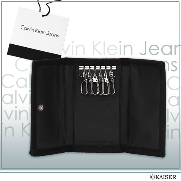 �J���o���E�N���C���E�W�[���Y�iCalvin Klein Jeans�j /�L�[�P�[�X/CKJ-C76402-ANP00-999/�u���b�N