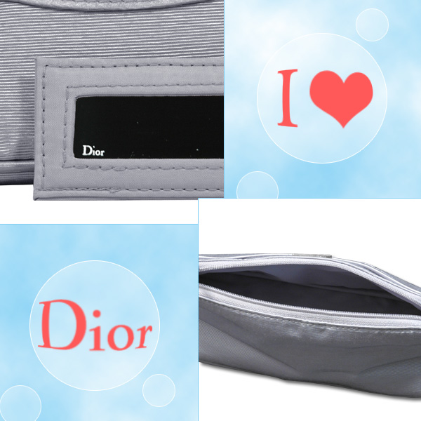 �N���X�`�����E�f�B�I�[��/Christian Dior/�o�b�O�E����/�w�l�p�o�b�O/�Z�J���h�o�b�O�E�|�[�`/���σ|�[�`�i�R�X���E�|�[�`�j/CD-POUCH-002-SB-SV/�A�N�Z�T���[�E�|�[�`�i�~���[�t���j/�V���o�[�E�u���[�{�V���o�[�{�O���C�b�V���E�u���[