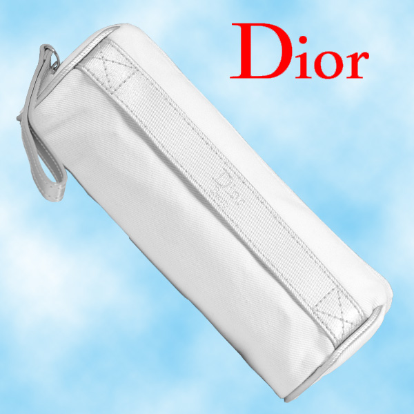 �N���X�`�����E�f�B�I�[��/Christian Dior/�o�b�O�E����/�w�l�p�o�b�O/�Z�J���h�o�b�O�E�|�[�`/���σ|�[�`�i�R�X���E�|�[�`�j/CD-POUCH-003-WH-SV/���^�|�[�`�i�h�����^�|�[�`�j/�i�`�������E�z���C�g�{�V���o�[�{�z���C�g