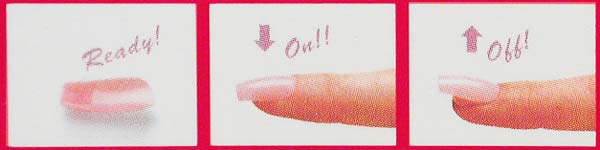 ネイルの取り付けと取り外し