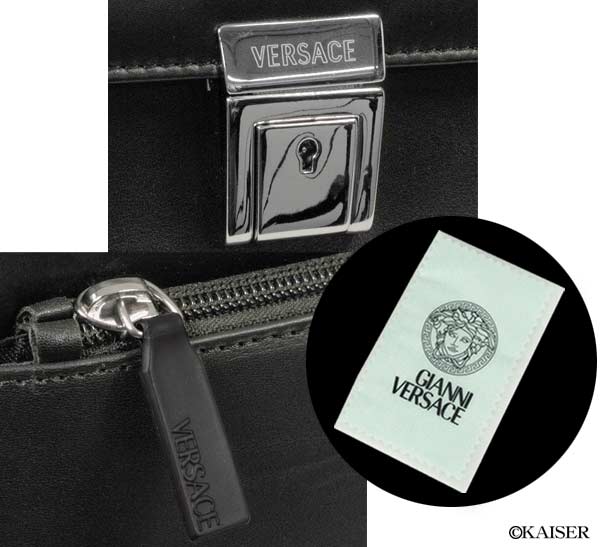 GIANNI VERSACE�i�W�����j�E���F���T�[�`�^�x���T�[�`�j�^�����Y�E�o�b�O�^�u���[�t�E�P�[�X�^�J�[�t�{�i�C�����{���^���^�u���b�N�{�V���o�[�^�e��p�[�c