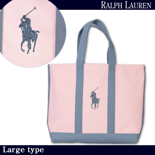 �|���E�����t�E���[����/POLO RALPH LAUREN/�o�b�O�i�o�b�N/�J�o��/��/���΂�j/�����p/�g�[�g�E�o�b�O�i�g�[�g�o�b�O�j/PRL-762-PPTP/�L�����o�X�{���U�[/�x�r�[�E�s���N�~�O���C�b�V���E�u���[