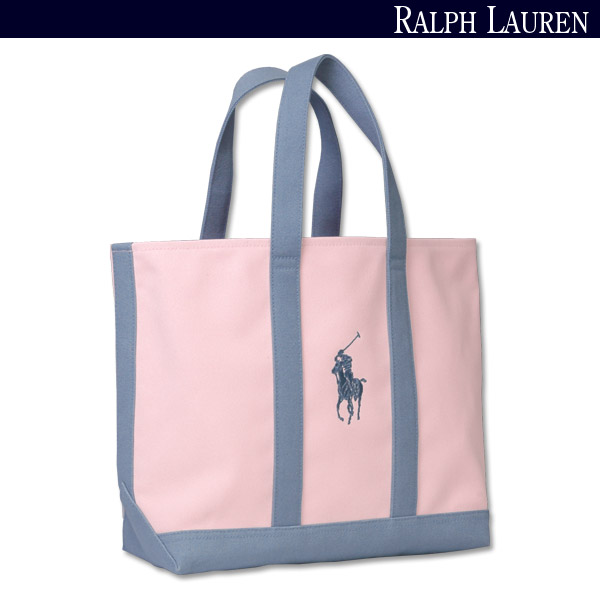 �|���E�����t�E���[����/POLO RALPH LAUREN/�o�b�O�i�o�b�N/�J�o��/��/���΂�j/�����p/�g�[�g�E�o�b�O�i�g�[�g�o�b�O�j/PRL-762-PPTP/�L�����o�X�{���U�[/�x�r�[�E�s���N�~�O���C�b�V���E�u���[