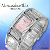 アレッサンドラ・オーラ/Alessandra olla/腕時計（リスト・ウオッチ/リストウオッチ）/クオーツ式腕時計/AO-6500-3-PK/フィッシュ・チャーム・クリスタル・ウォッチ/ピンク×シルバー