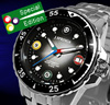 セイコー・インスツル/Seiko Instruments/腕時計（リスト・ウオッチ/リストウオッチ）/クォーツ式腕時計/JS-BEA001/J.SPRINGS（ジェイ・スプリングス）/ダイバー・バイ・ビリヤード・リミテッド/ブラック＋シルバー