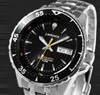 セイコー・インスツル/Seiko Instruments/腕時計（リスト・ウオッチ/リストウオッチ）/クォーツ式腕時計/JS-BEB007/J.SPRINGS（ジェイ・スプリングス）/ダイバー・オブ・ステンレス/ブラック＋ブラック＋シルバー