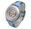 スウオッチ（SWATCH）／腕時計（リスト・ウオッチ）／オートマティック（オートマチック）腕時計（リスト・ウオッチ/リストウオッチ）／アイロニー・ディアファン（IRONY DIAPHANE）／SVDK4000／ブルー・トラップ／アルミニウム＋プラスティック／シルバー×ライト・ブルー＋ブルー系